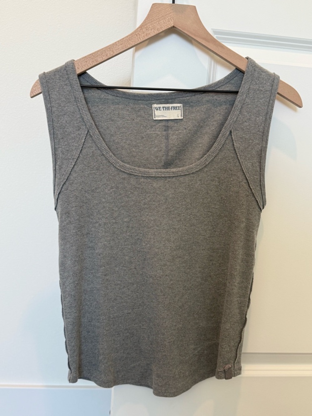 We The Free Gray Tank Top